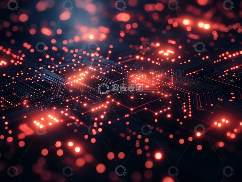 高清大图下载【趣麦麦图】科技电路运营10