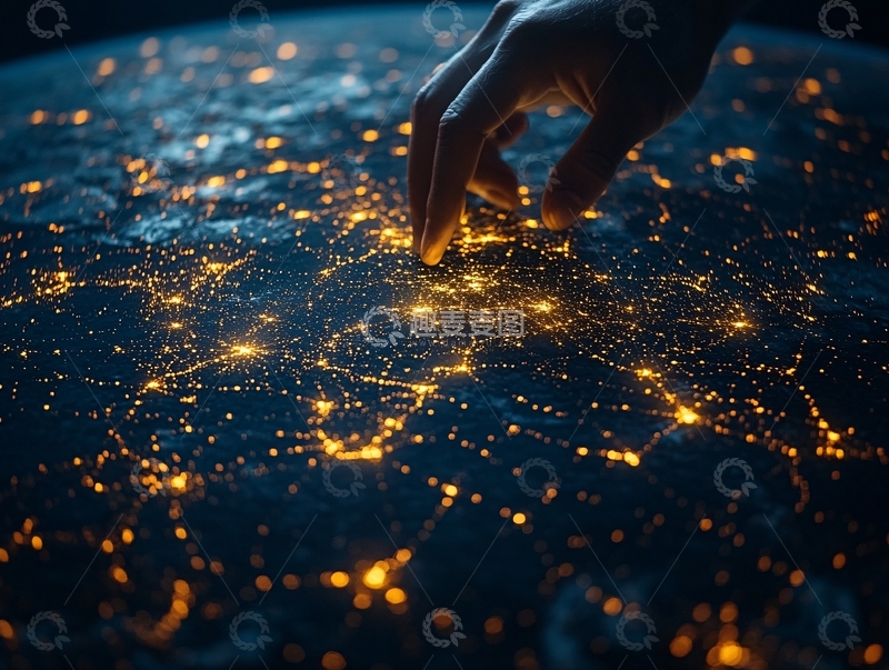 高清大图下载【趣麦麦图】全球科技创新网络4