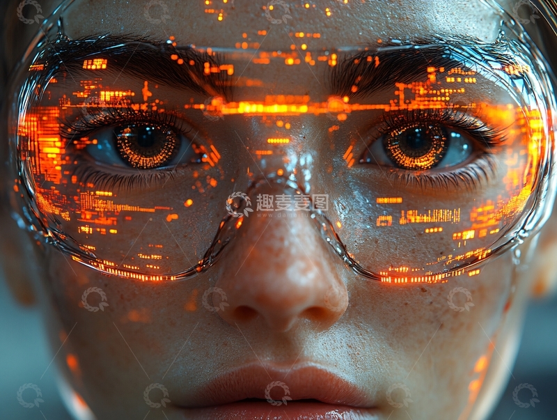 高清大图下载【趣麦麦图】眼镜科技科学4