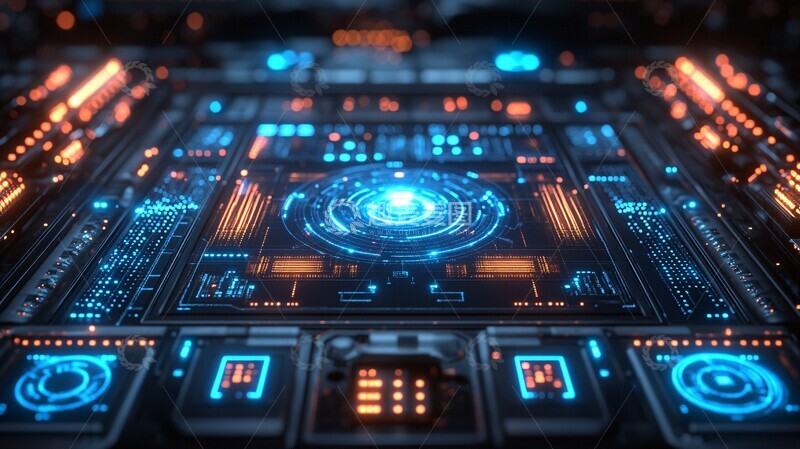 高清大图下载【趣麦麦图】雷达网络蓝点图3