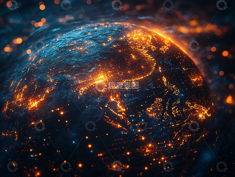 高清大图下载【趣麦麦图】粤港澳大湾区科技背景2