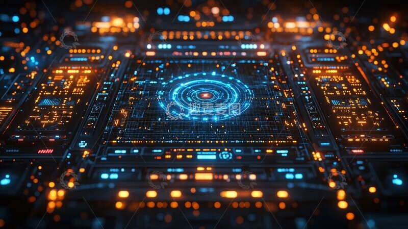 高清大图下载【趣麦麦图】雷达网络蓝点图1