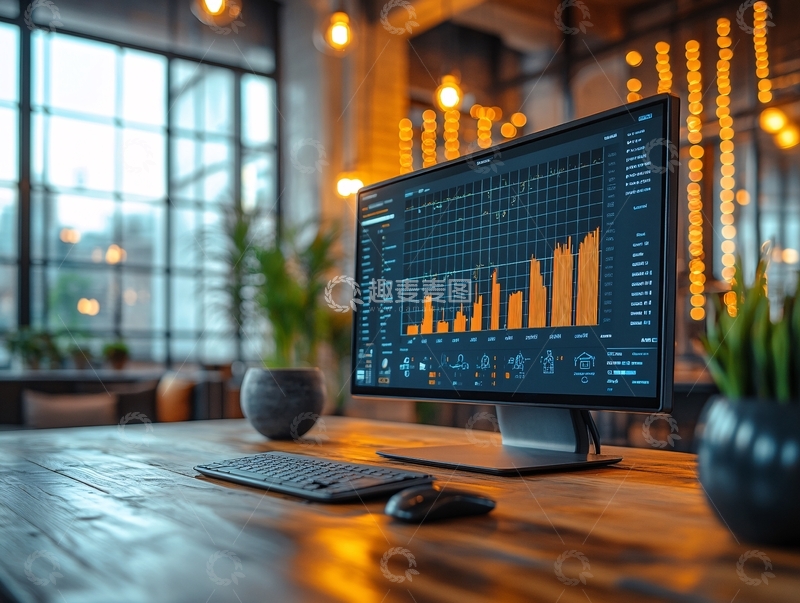 高清大图下载【趣麦麦图】金融贸易地产证券1