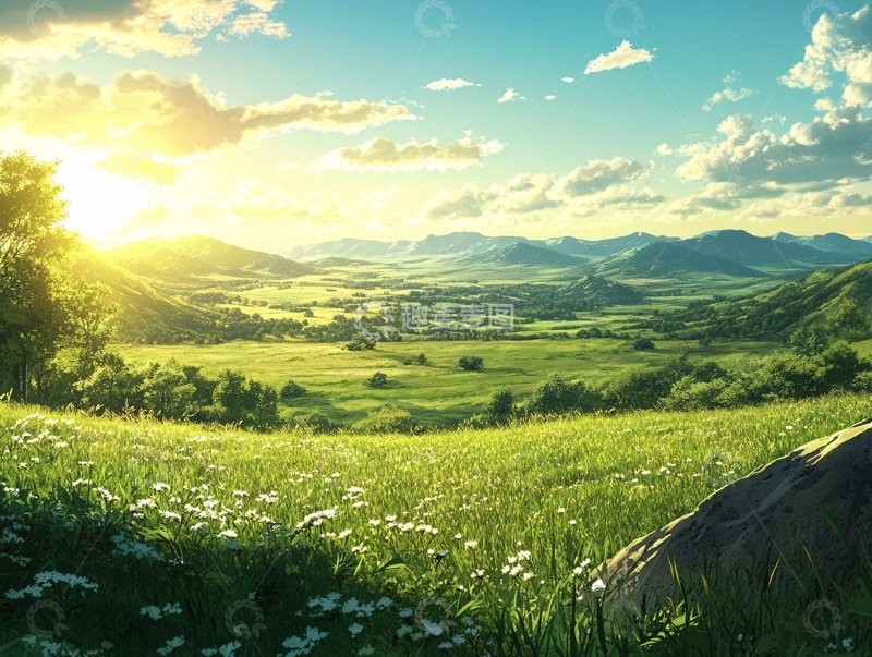 高清大图下载【趣麦麦图】高清大画幅田园风光