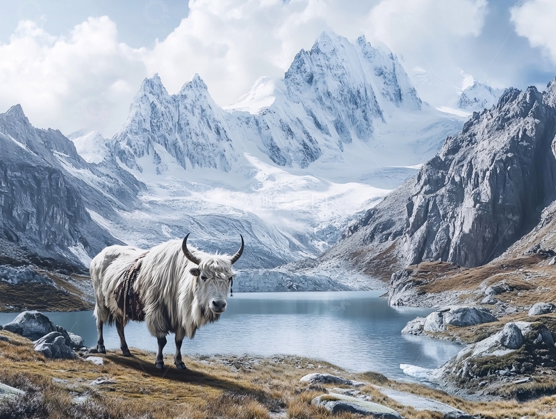 高清大图下载【趣麦麦图】高清牦牛