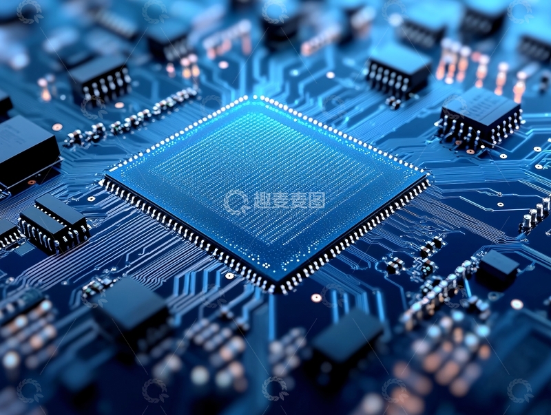 高清大图下载【趣麦麦图】芯片科技集成电路173