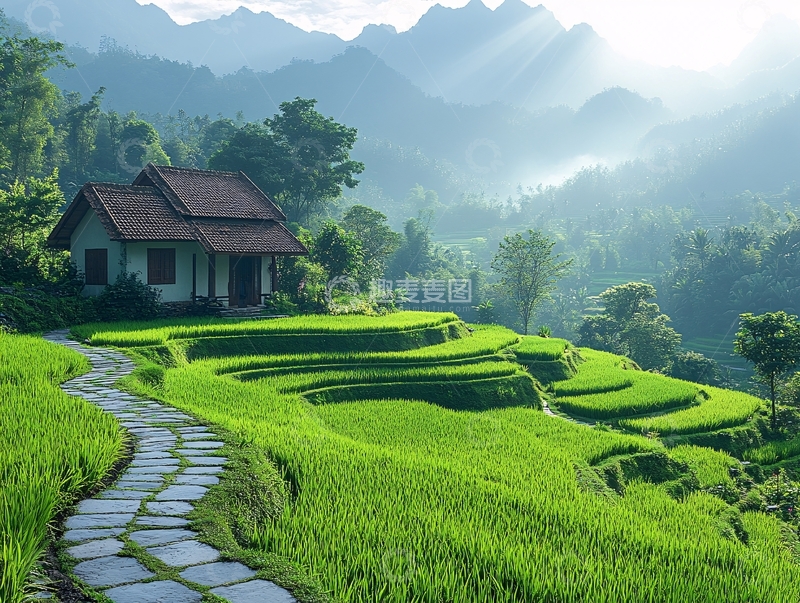 高清大图下载【趣麦麦图】田园风景壁纸8