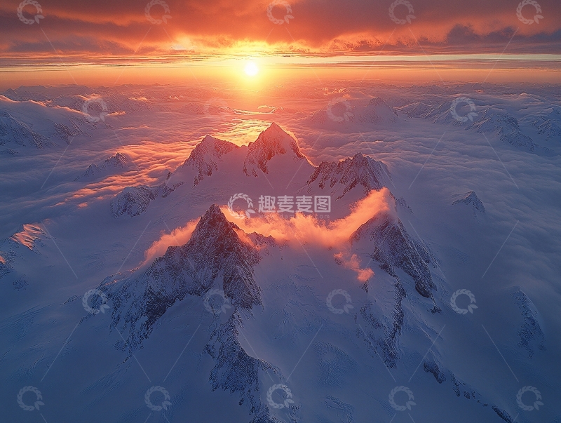 高清大图下载【趣麦麦图】云海云海山脉8