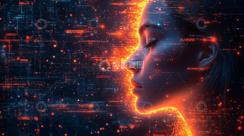 高清大图下载【趣麦麦图】语言模型抽象图2