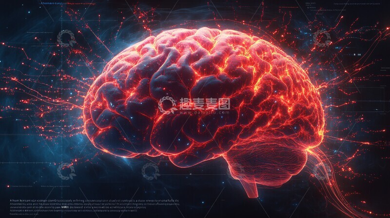 高清大图下载【趣麦麦图】脑部扫描艺术2