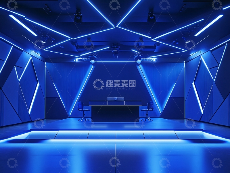 高清大图下载【趣麦麦图】赛博朋克风格迎宾区37