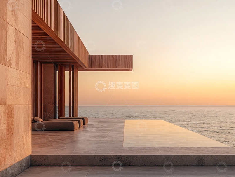 高清大图下载【趣麦麦图】现代海景别墅27