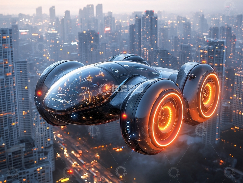 高清大图下载【趣麦麦图】科幻交通工具13