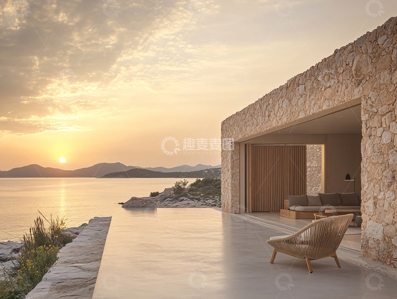 高清大图下载【趣麦麦图】悬崖海景别墅2