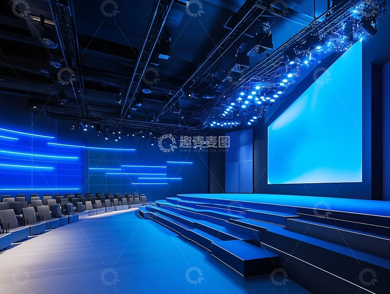 高清大图下载【趣麦麦图】科技感会场2