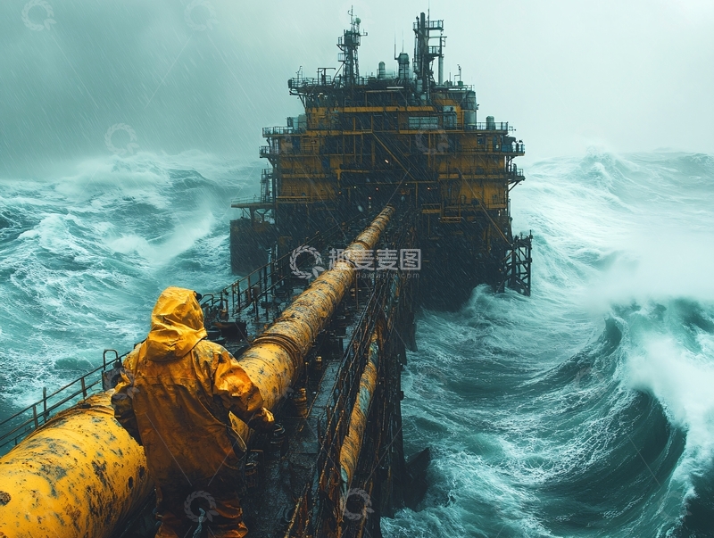 石油开采海上科研