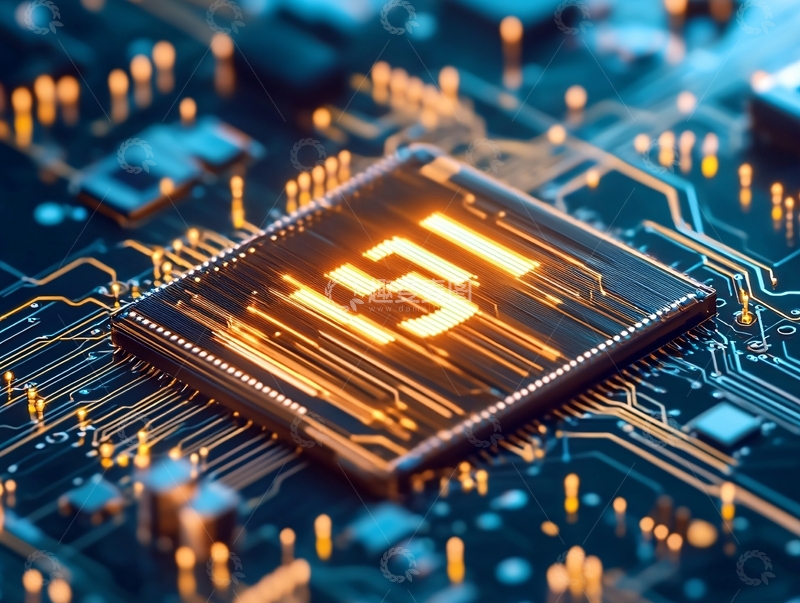 高清大图下载【趣麦麦图】处理器电路板