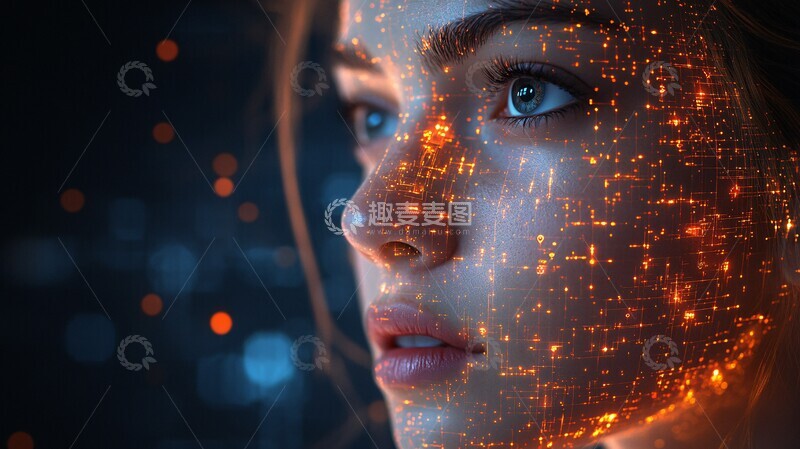 高清大图下载【趣麦麦图】情感智能虚拟形象流程1