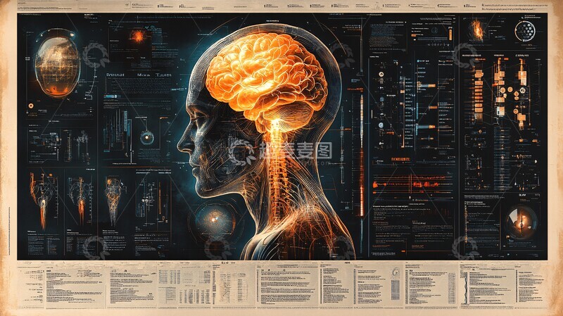高清大图下载【趣麦麦图】人机融合图解