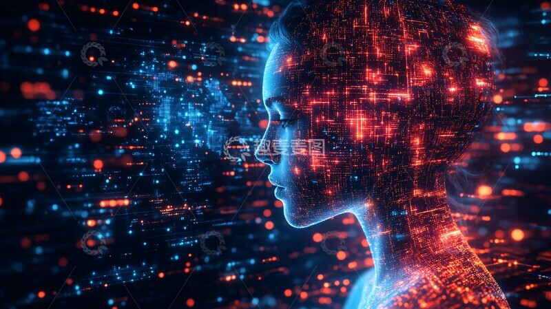 高清大图下载【趣麦麦图】科技数字未来