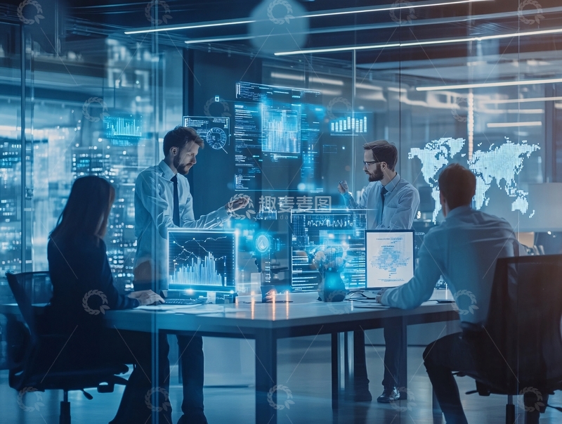 高清大图下载【趣麦麦图】智能城市会议4