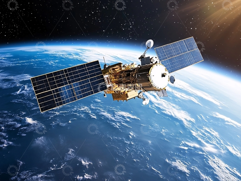 高清大图下载【趣麦麦图】卫星导航产业