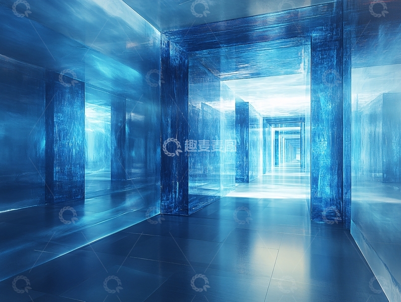 高清大图下载【趣麦麦图】科技感走廊13