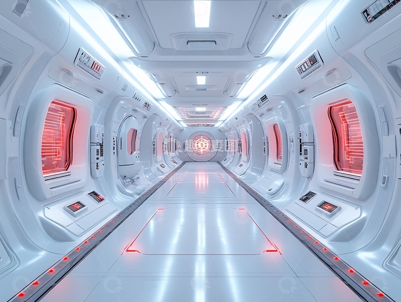 高清大图下载【趣麦麦图】飞船大厅2