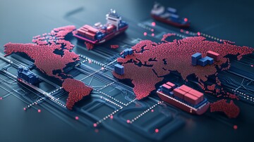 全球物流网络图