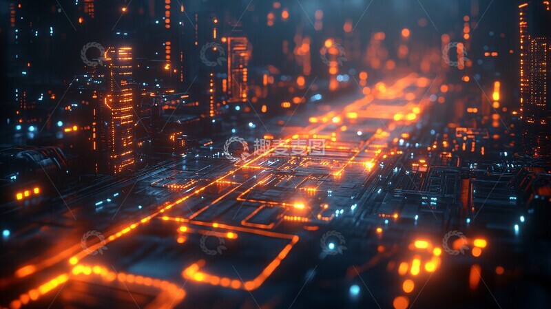 高清大图下载【趣麦麦图】未来科技时光轴1