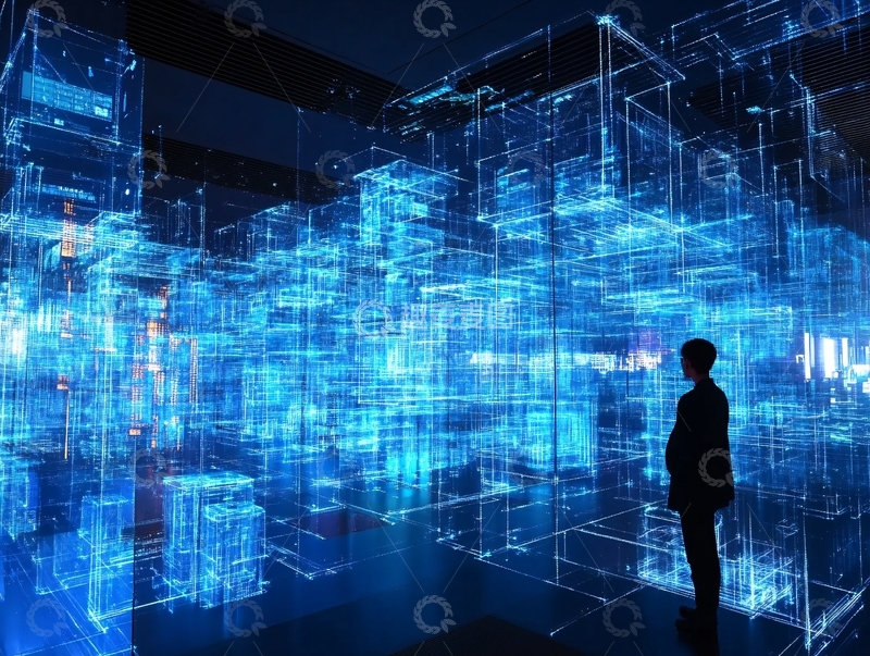 高清大图下载【趣麦麦图】浸式体验的数据世界6