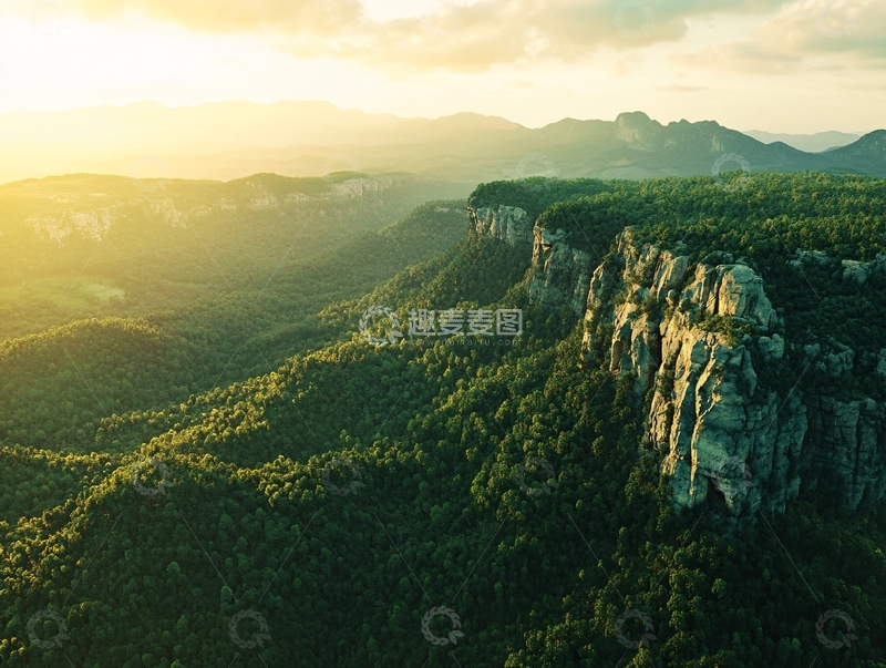 高清大图下载【趣麦麦图】日光岩石俯视