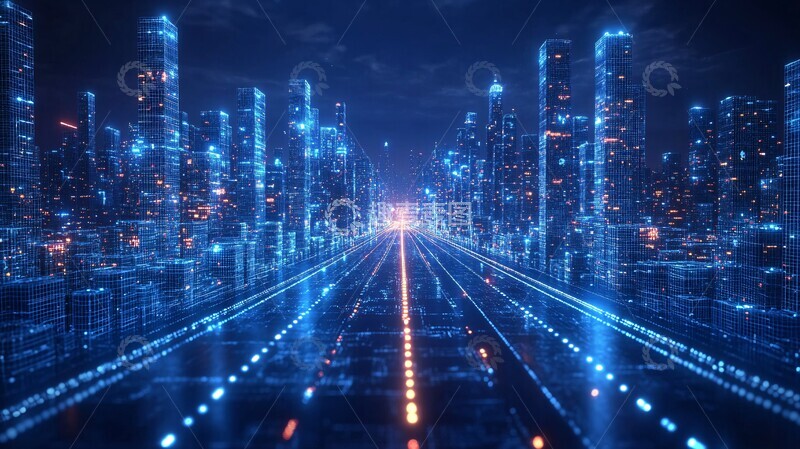 高清大图下载【趣麦麦图】高速公路城市景观3