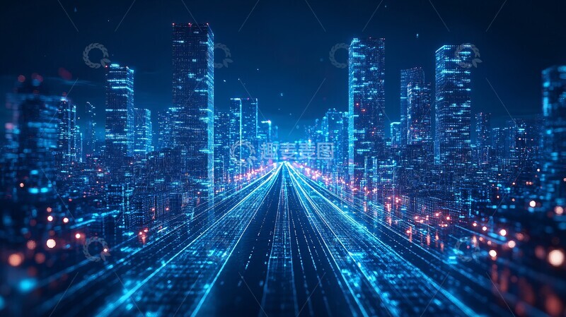 高清大图下载【趣麦麦图】高速公路城市景观1