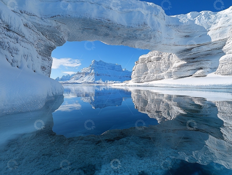 高清大图下载【趣麦麦图】蓝色魔鬼湖美景风景