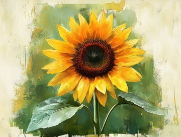 向日葵花艺术画