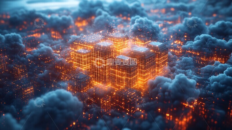 高清大图下载【趣麦麦图】数字云端总部3