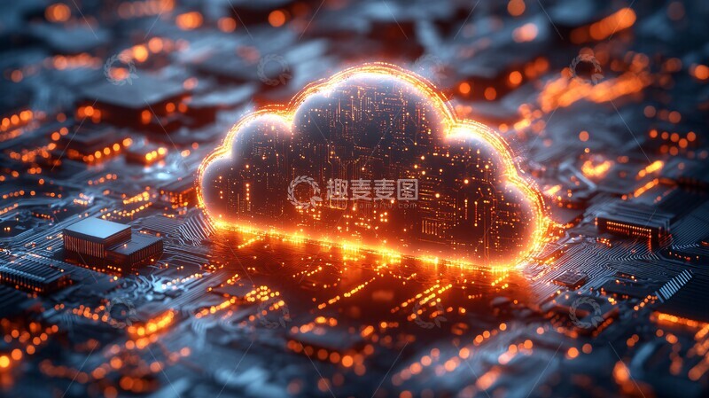 高清大图下载【趣麦麦图】云端防护网络2