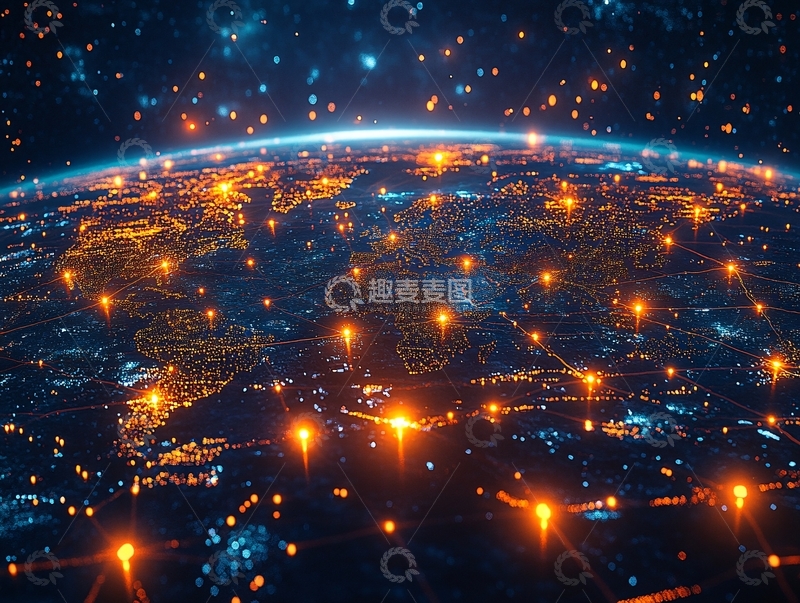 高清大图下载【趣麦麦图】粤港澳大湾区科技背景5