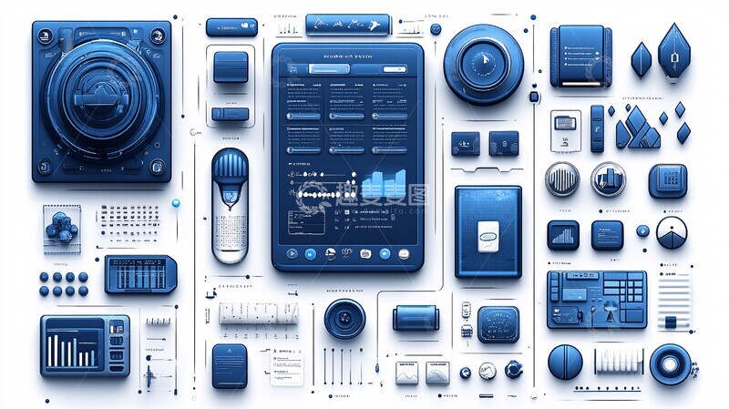 高清大图下载【趣麦麦图】设计系统组件2
