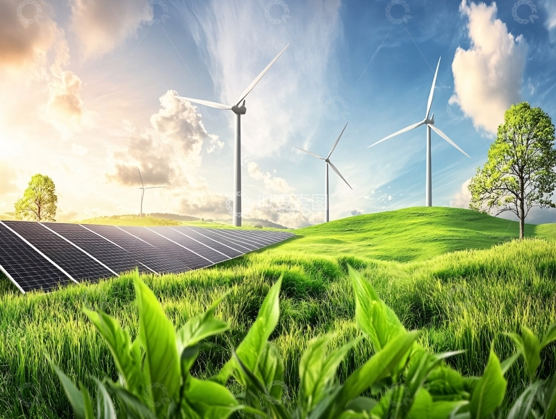 高清大图下载【趣麦麦图】环保能源风景3