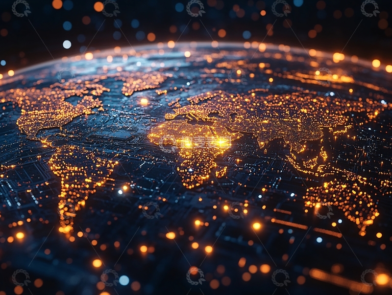 高清大图下载【趣麦麦图】粤港澳大湾区科技背景4