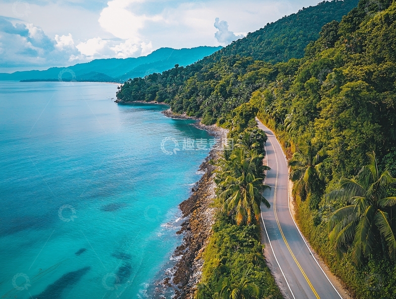 高清大图下载【趣麦麦图】查汶海滩路