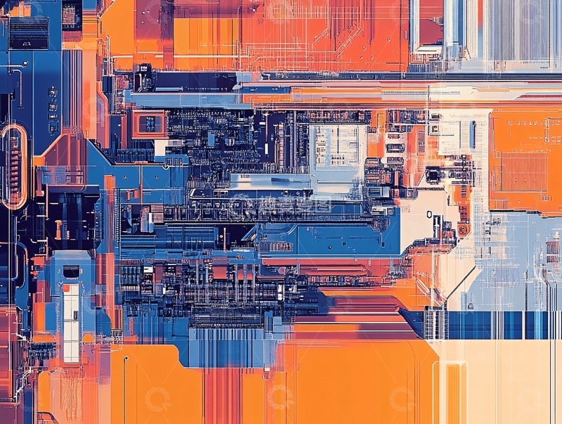 高清大图下载【趣麦麦图】工业科技底纹1