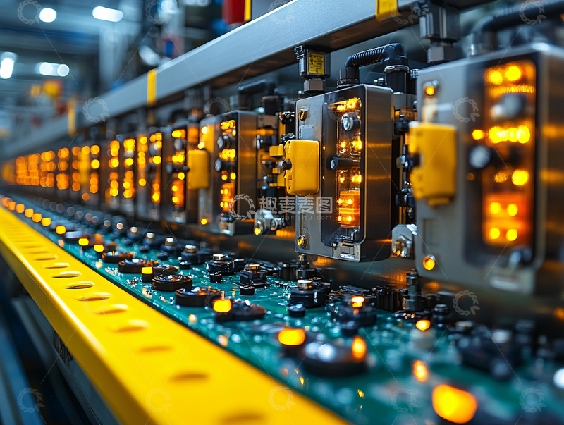 高清大图下载【趣麦麦图】新能源汽车电池工厂