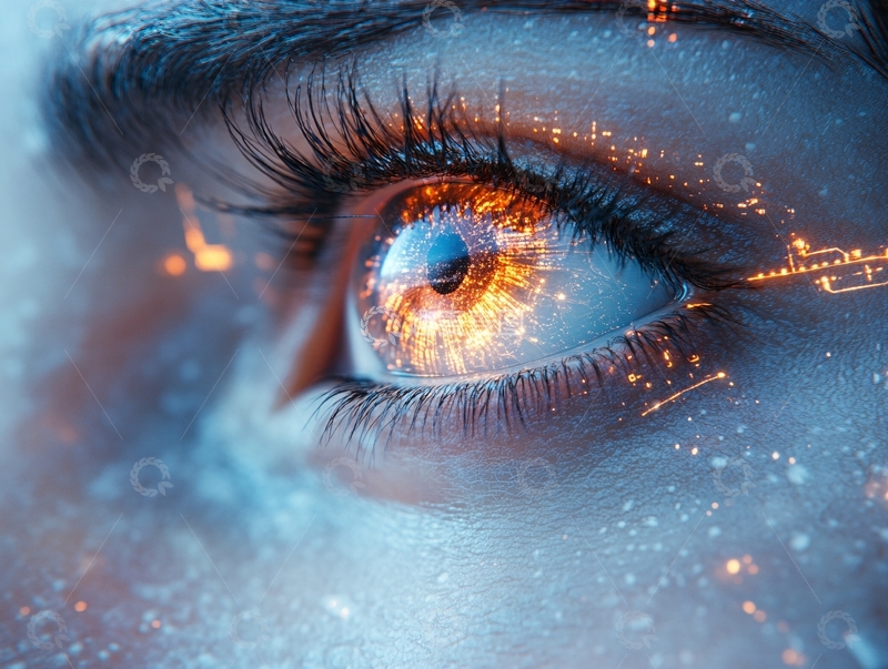 高清大图下载【趣麦麦图】科技眼睛视觉效果15