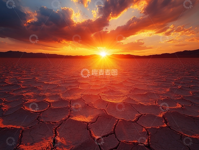 高清大图下载【趣麦麦图】荒凉干涸大地