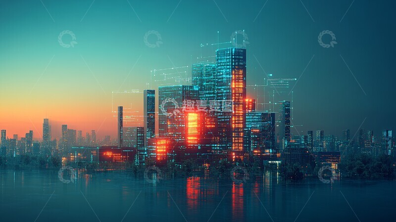 高清大图下载【趣麦麦图】物流数据循环图1