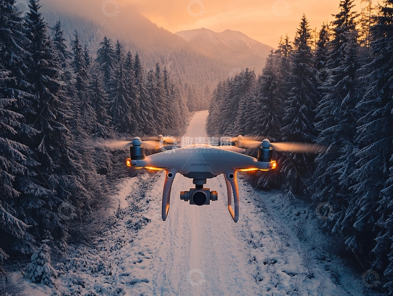 高清大图下载【趣麦麦图】无人机航拍山地环境