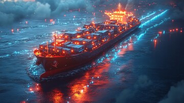 物流链与船运示意2